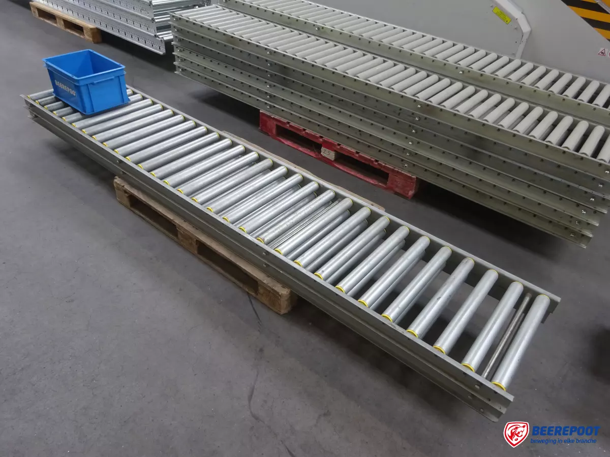 Rollenbaan, stalen rollen